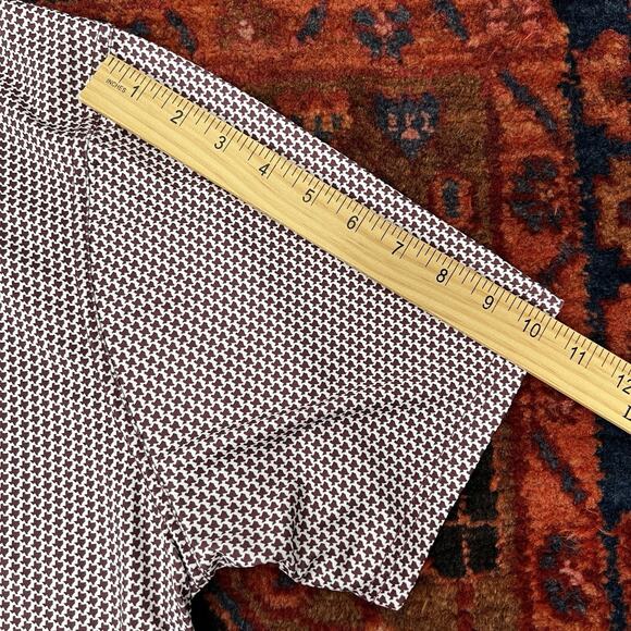 Rafter C Pearl Snap Texas All Over Print Golf Polo Shirt Mens XL Oversized - Picture 6 of 9